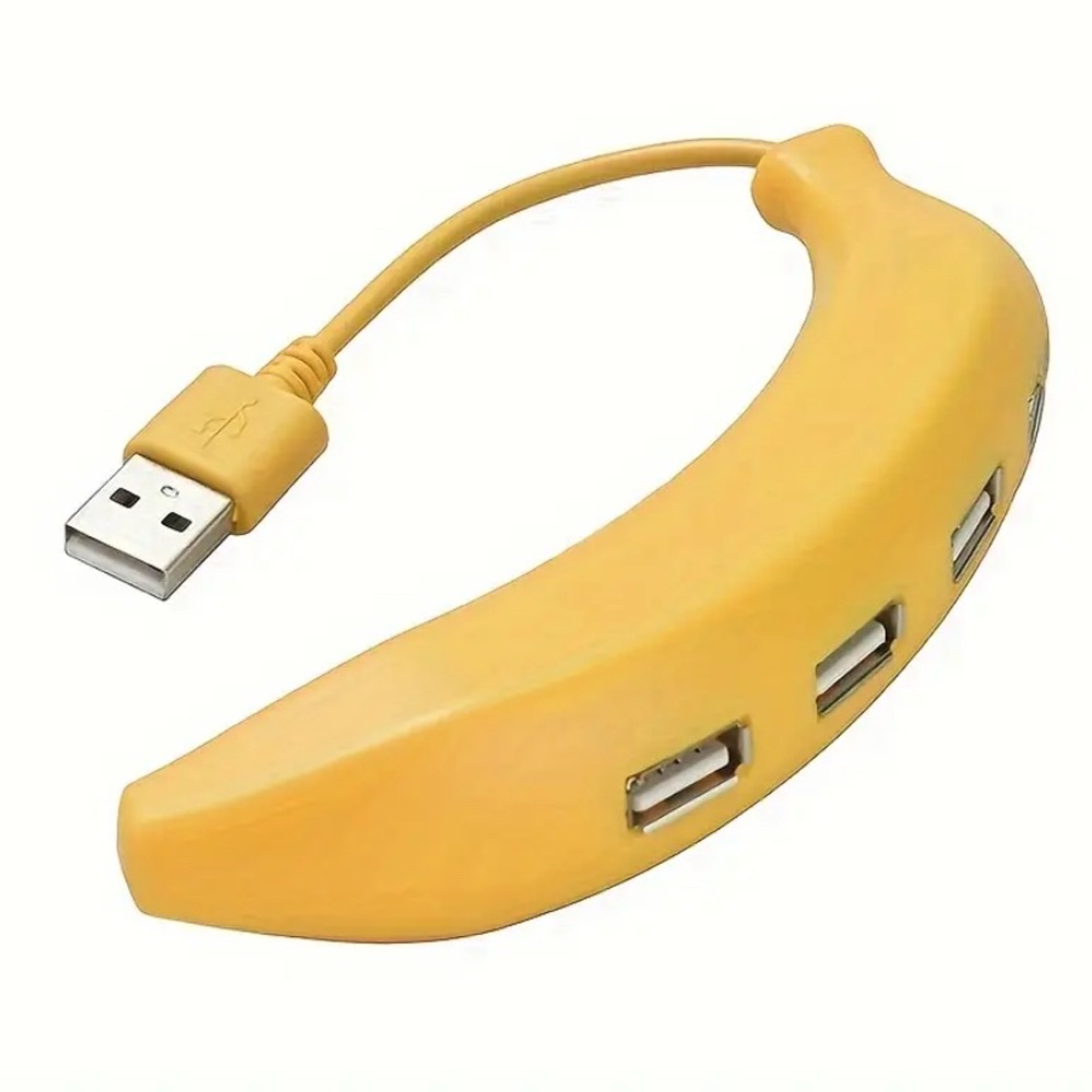 ⭐️NEW⭐️Banana Charger •Slim 4-Port USB •Fun Novelty Quirky Must Have